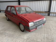 1988 Austin Metro 1.3 Reg. no. E613 NOU Chassis no. SAXXFMW518D646979