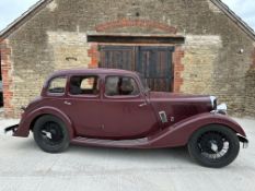 1936 Riley 9 Monaco Saloon Reg. no. CHY 676 Chassis no. 5672330 Engine no. SZ2330