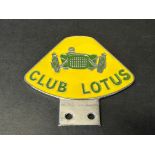 A Lotus Club badge, re-issue.