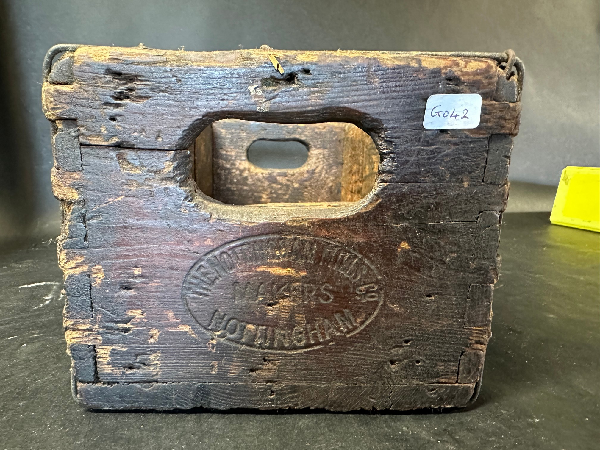 A Rolls-Royce wooden 'Repair Shop' open topped box, stamped The Nottingham Mills Co. Makers - Image 3 of 5