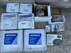 A selection of mostly brand new parts from the USA to suit a 1950s Chevrolet Bel Air, including