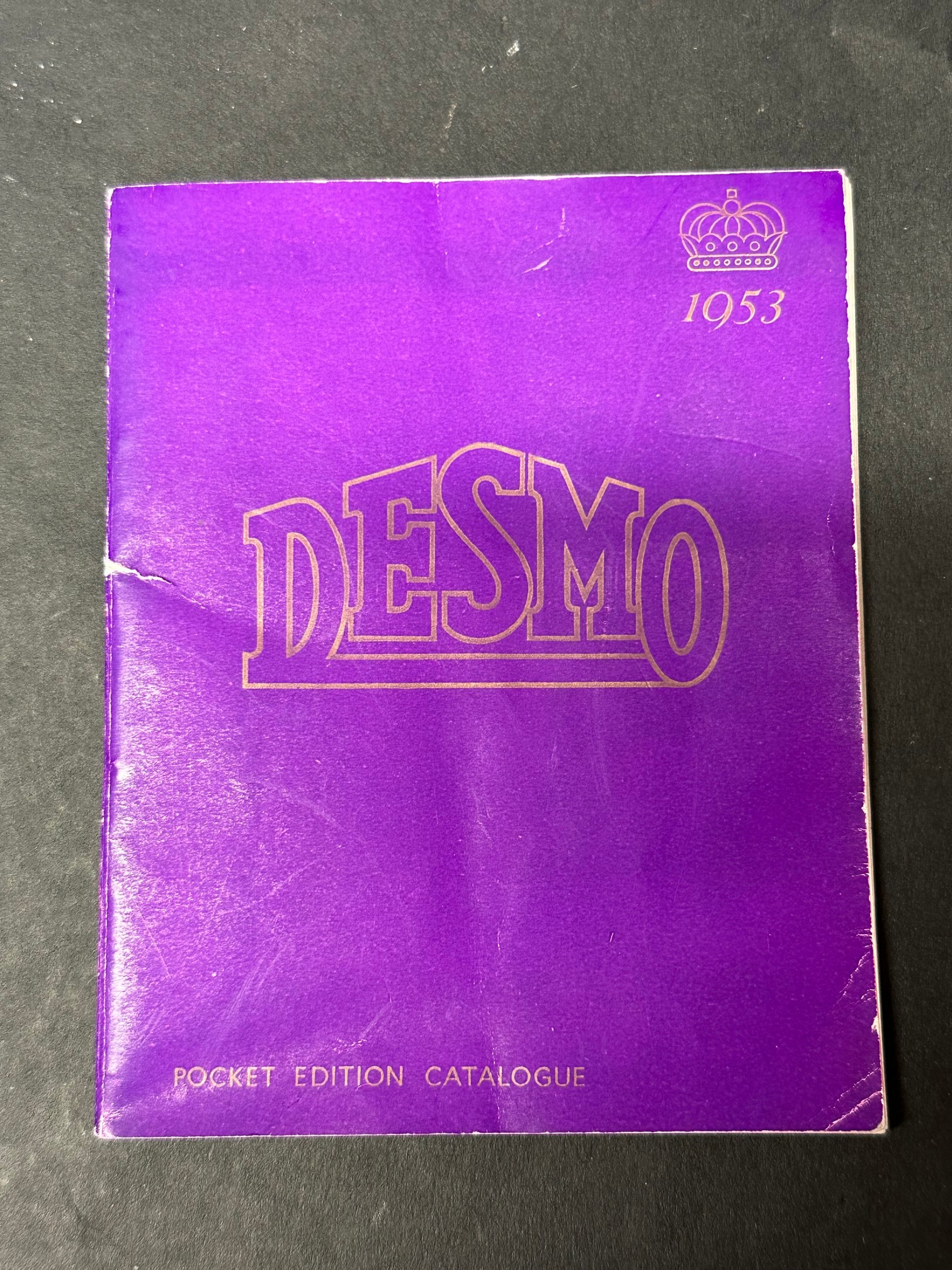 A Desmo pocket-edition catalogue for 1953, fully illustrated throughout.