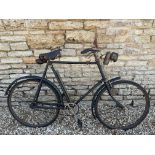 A Raleigh gents bicycle with 3-speed Sturmey-Archer hub gears, circa 1930s.