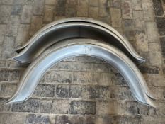 A set of four alloy mudguards.