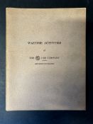 'Wartime Activities of the MG Car Company' detailing what they did during the war, circa 1945, 60