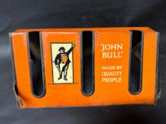A John Bull tin point of sale display stand for bicycle tyres.