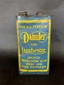 A Daimler and Lanchester Engine Oil one gallon can.