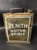 A Zenith Motor Spirit, The Texas Company (South Africa) Ltd, two gallon petrol can, Valor 8 26 to