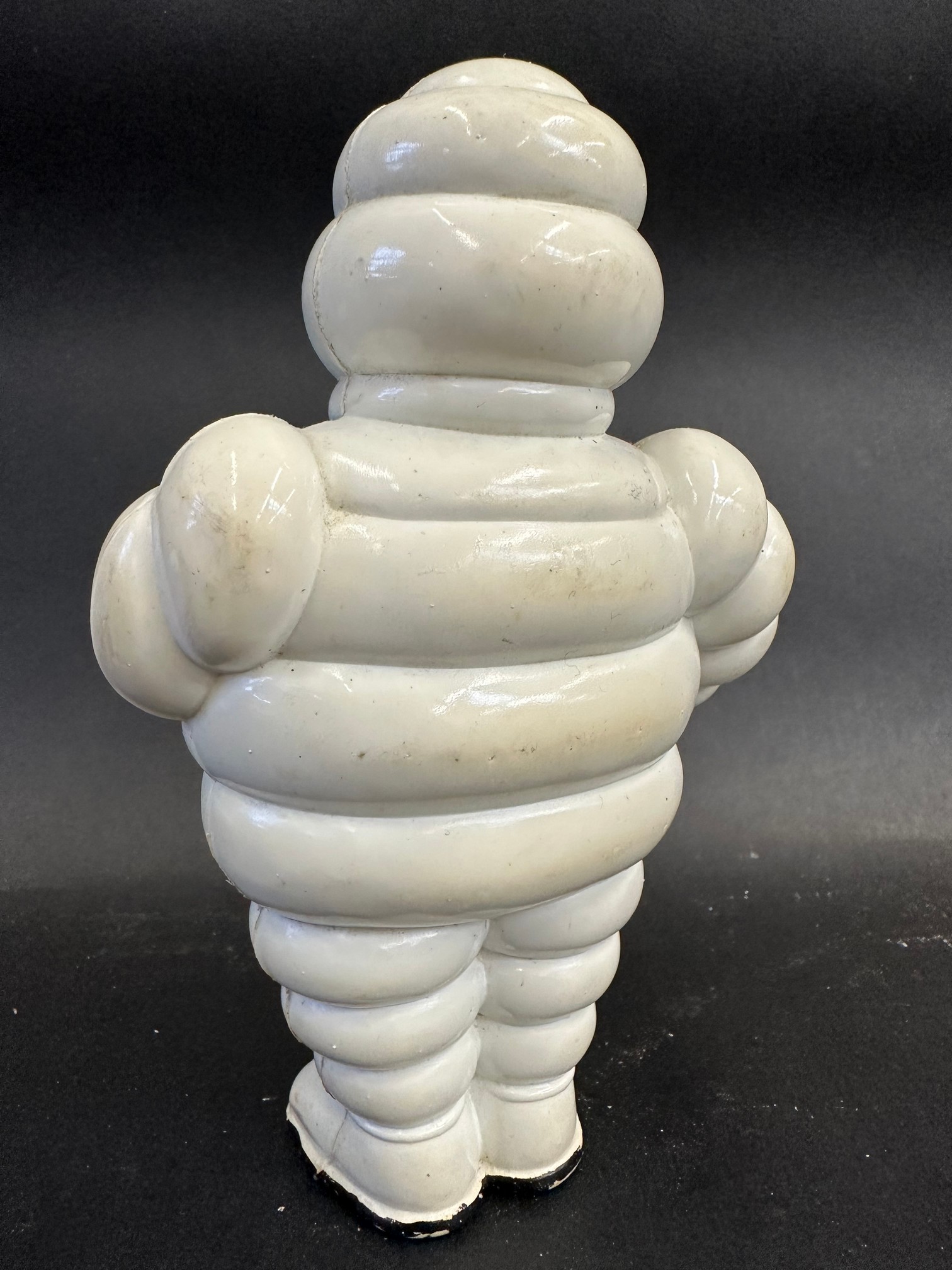 A Michelin squeeze toy in the shape of Mr Bibendum holding a baby Bibendum, still retaining original - Image 2 of 3