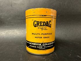 A Gredag 1lb multi purpose graphited grease tin.