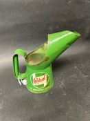 A Wakefield Castrol motor oil one pint pourer, good colour, dated 1956.