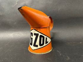 A Vigzol one pint oil measure, dated '54.