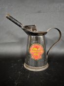An early Shell Lubricating Oil quart size pourer in very good condition