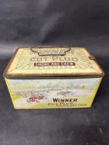 A Cut Plug Smoke and Chew 'Winner' tobacco tin.