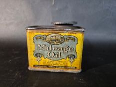 A rare Mileage Oil tin for Bankhall Chemical Co. Sandhills of Liverpool.