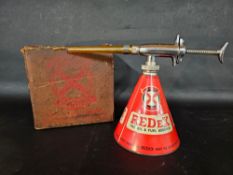 A new old stock Redex conical upper cylinder lubricant dispenser dated 1967, complete with branded
