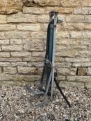 An unusual "Hyject" vertical foot pump made by Benton & Stone of Birmingham.