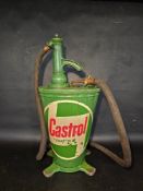 A Castrol Gear Oil Dispenser with C.C. Wakefield brass tag to top.