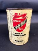 A Royal Snowdrift 7lb grease tin.