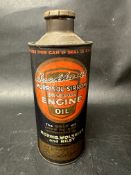 A Duckhams Morrisol 'Sirrom' Engine Oil quart can with cap, in good condition.