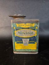 A rare Mixtrol upper cylinder lubricant oil can.