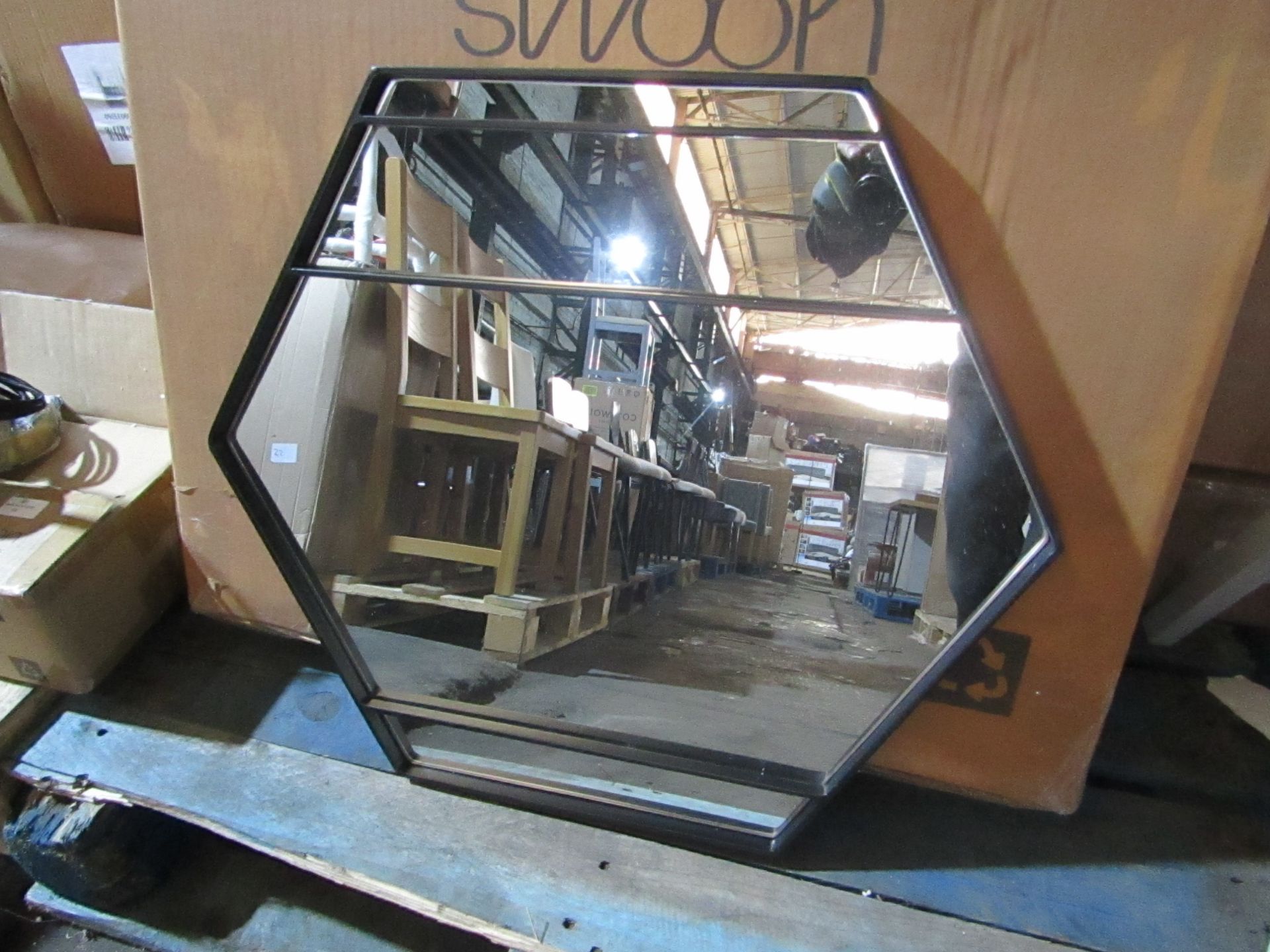 Swoon Nemo Mirror in Black RRP Â£89 This item looks to be in good condition and appears ready for