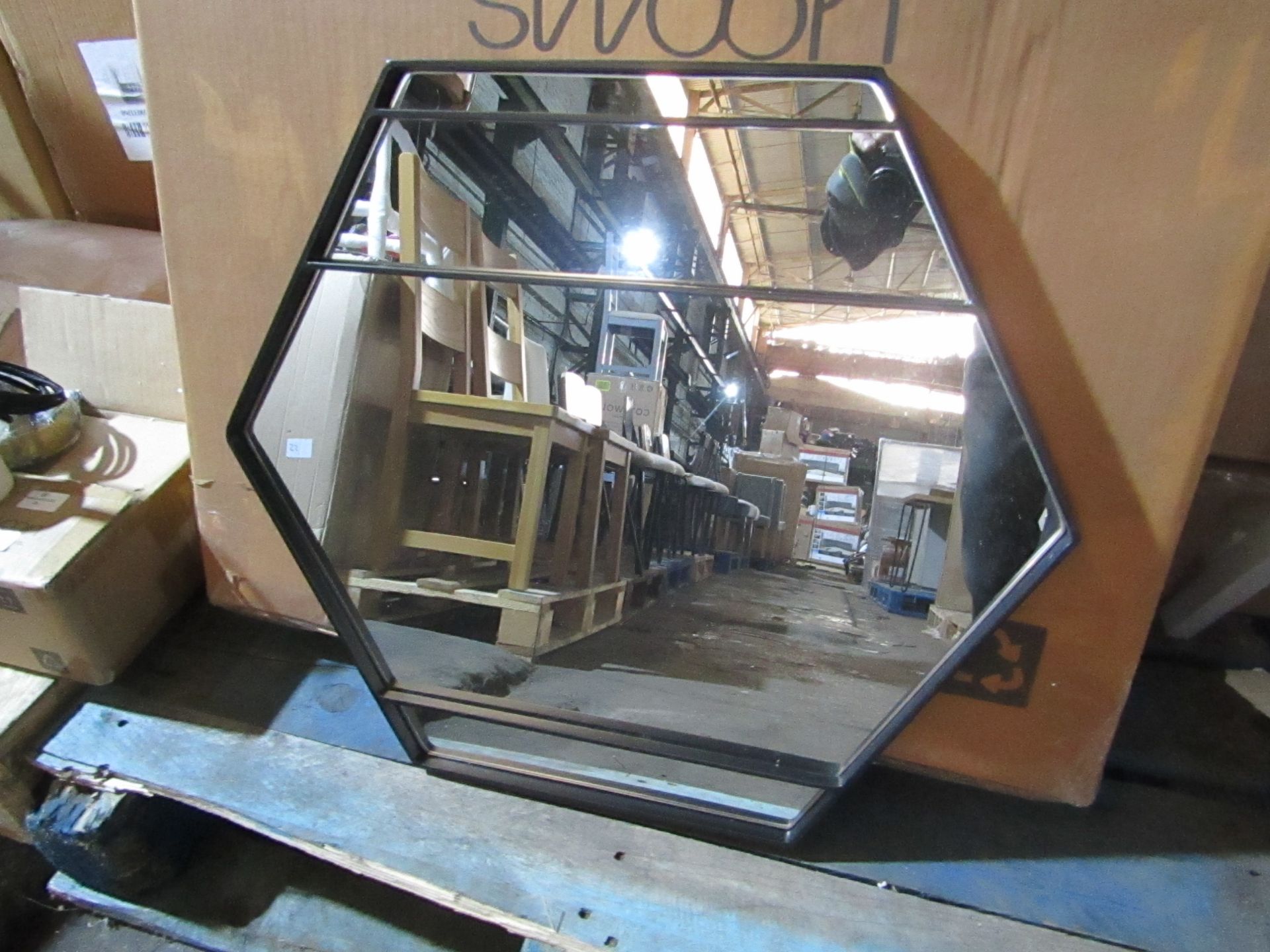 Swoon Nemo Mirror in Black RRP Â£89 This item looks to be in good condition and appears ready for