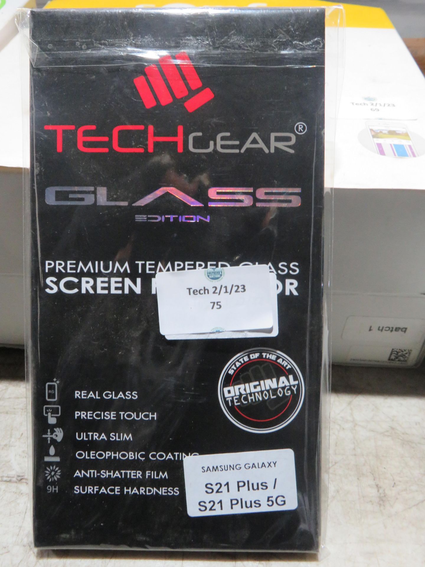 Premium tempered Glass screen protector for s21plus, new and unused