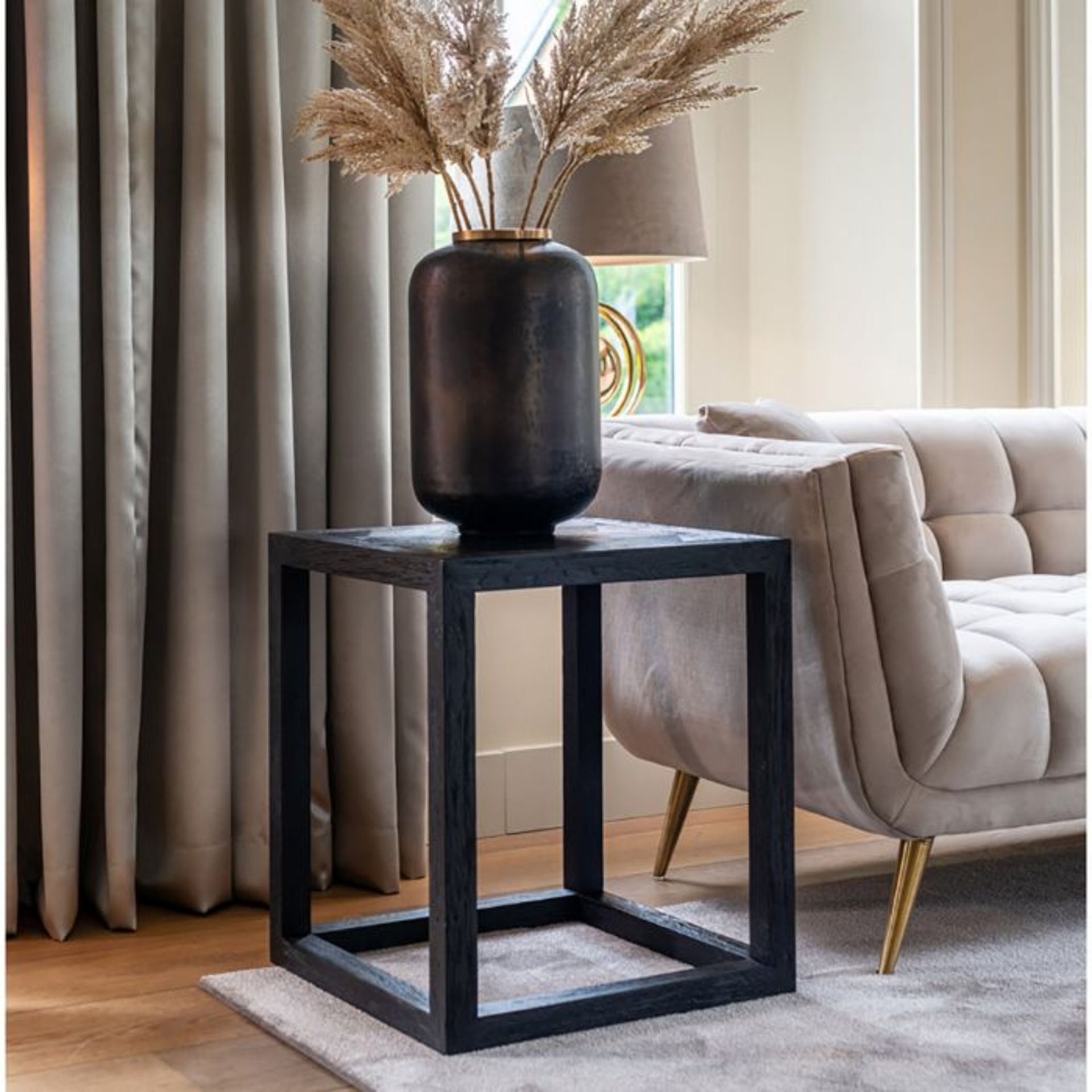 Moot Group Richmond Blax Black Side Table RRP ?586.00 The Richmond Blax Black Side Table is a lovely - Image 3 of 6