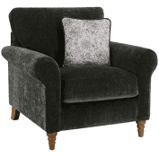 Oak Furnitureland Bramble Country Style Armchair in Pellier Thyme RRP ?679 Original feet are