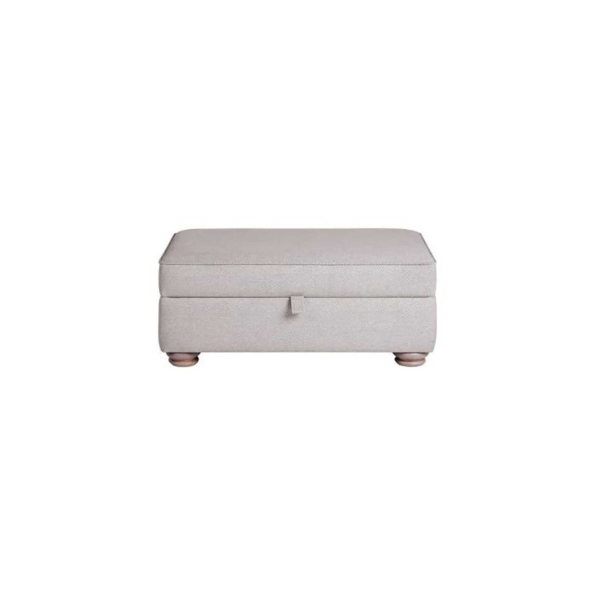 Oak Furnitureland Hampton Storage Footstool in Natural Fabric RRP ?579.99 In the main fabric, - Image 5 of 6