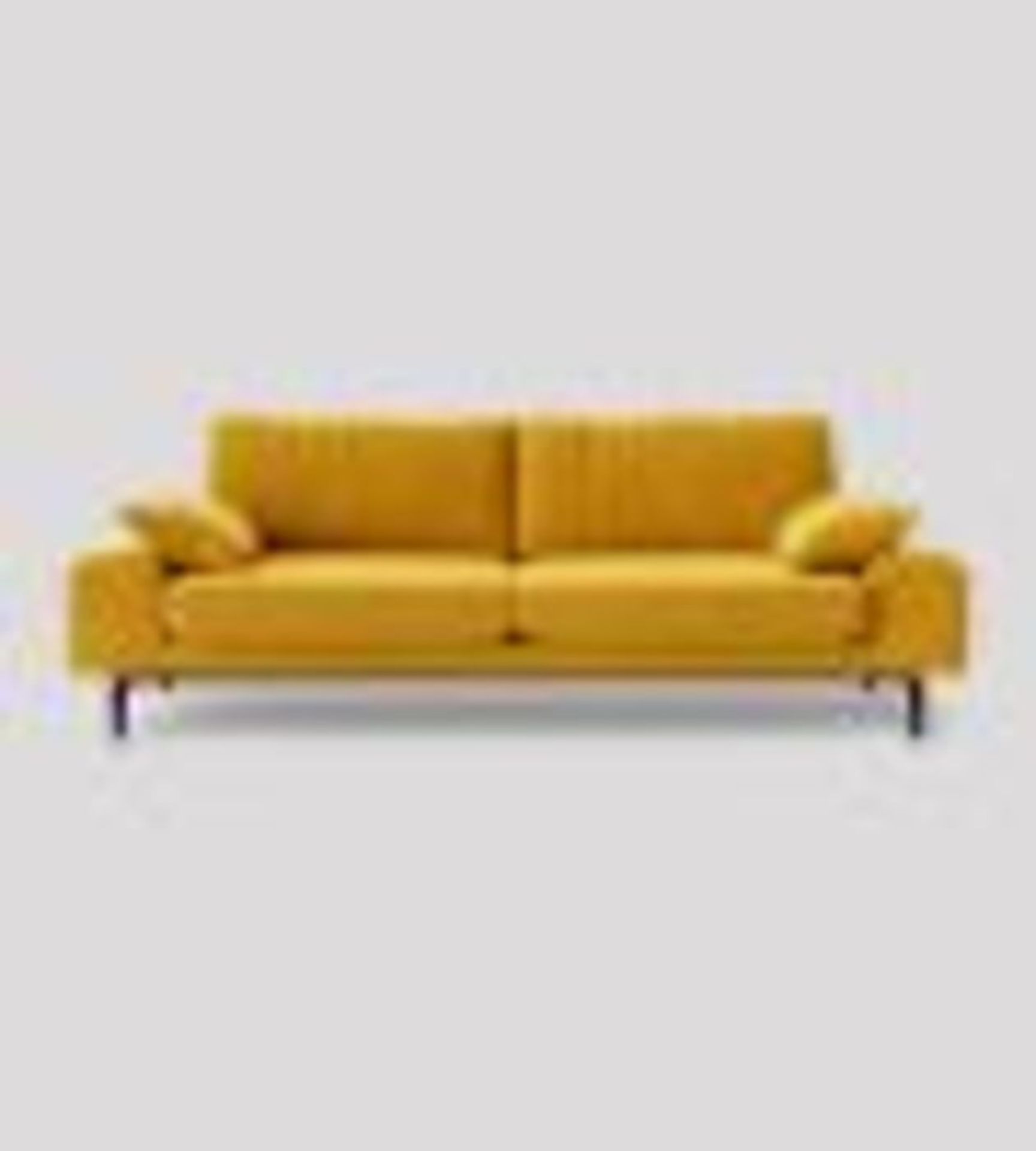 Swoon Tulum Three Seater Sofa In Turmeric Easy Velvet RRP ?1749.00 You're lounging on the beach. - Image 2 of 7