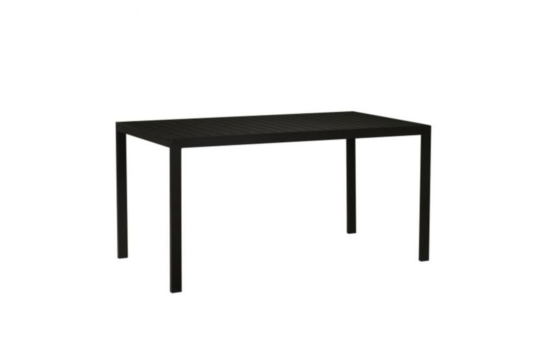 Heals Eos Rectangular Table Black RRP ?730.00 Part of the Eos outdoor garden collection, the table