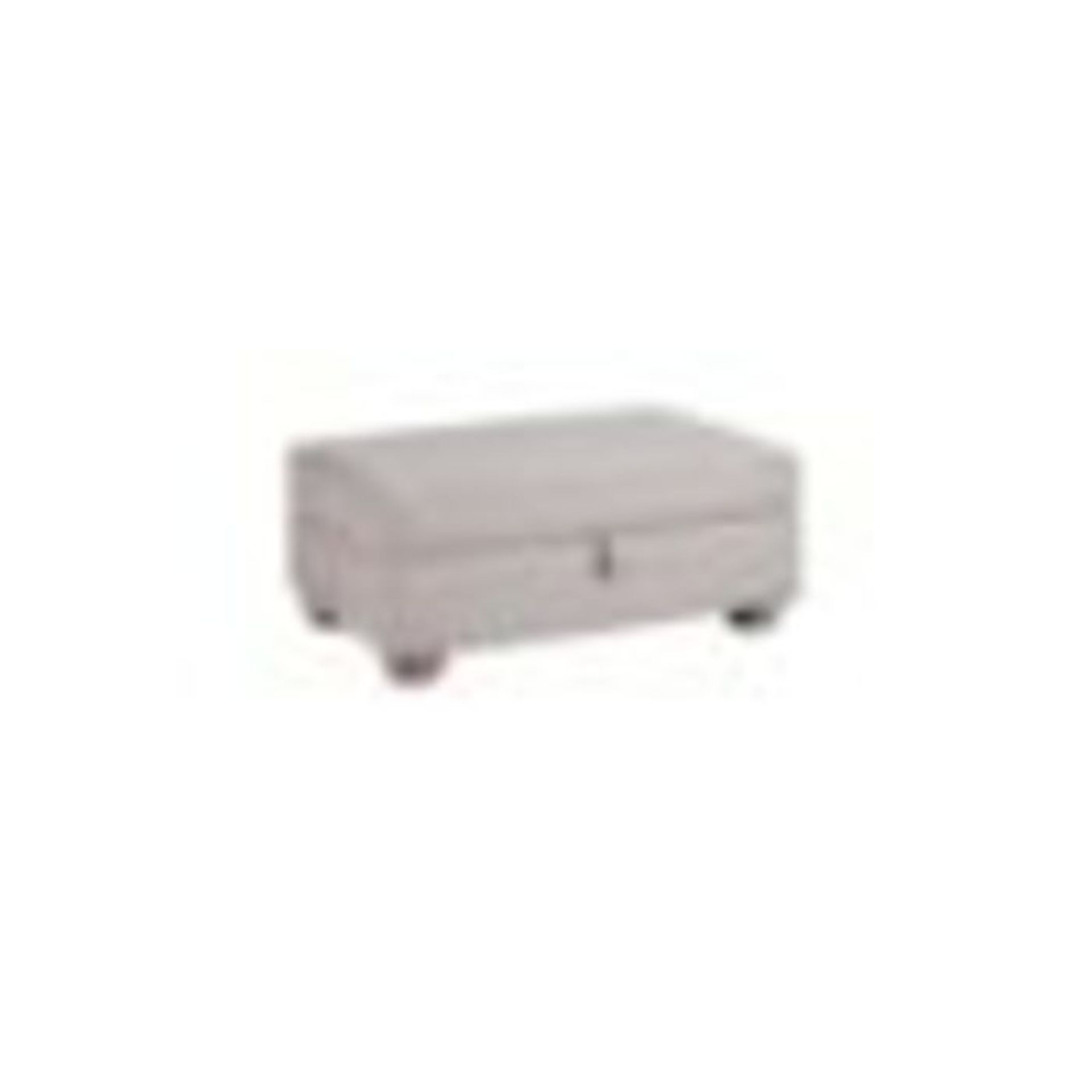 Oak Furnitureland Hampton Storage Footstool in Natural Fabric RRP ?579.99 In the main fabric,