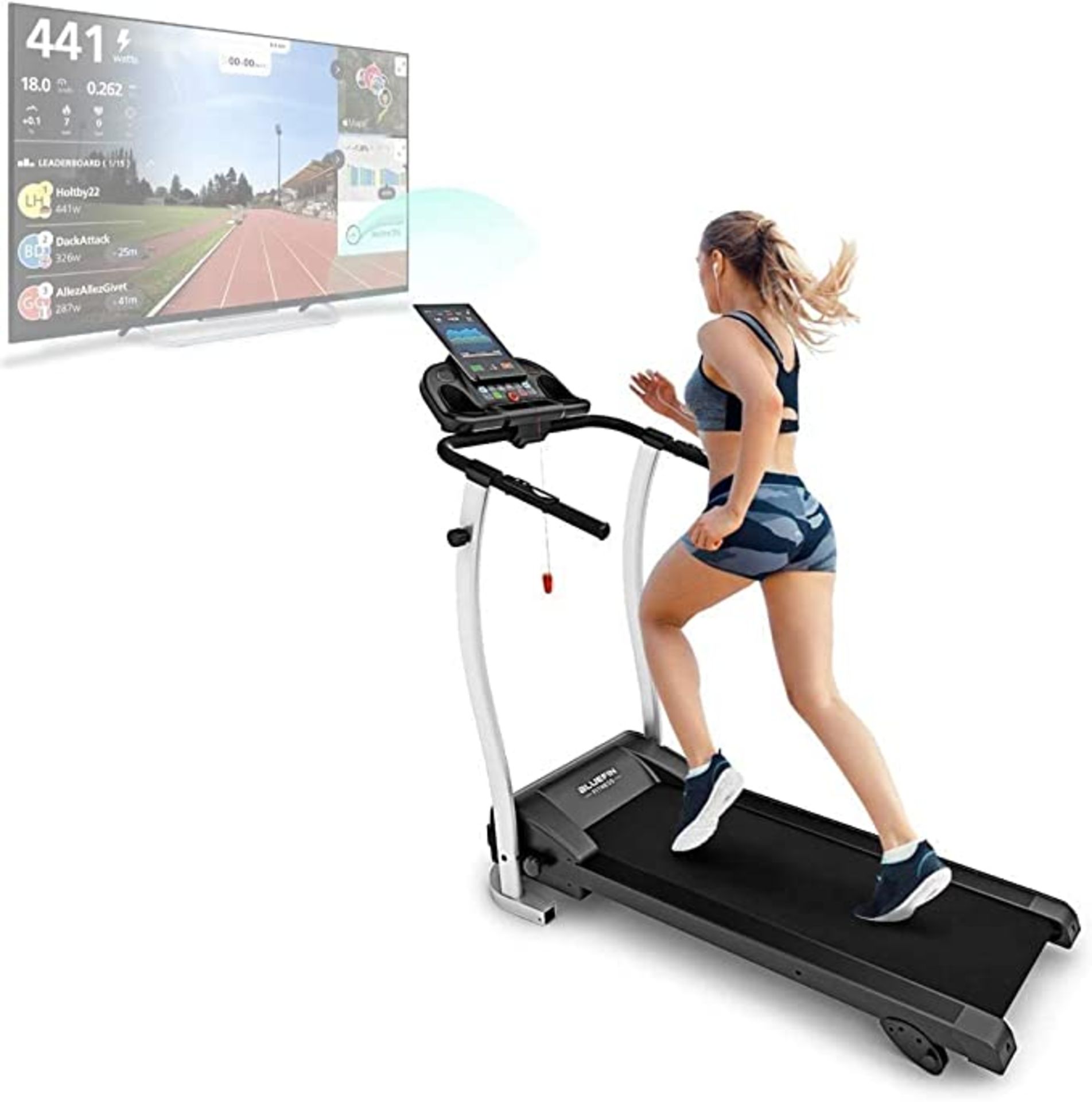 Bluefin Fitness Kick 2.0 High Speed Treadmill Smartphone Compatible RRP ô?429.00 SKU BLU-APG-