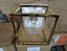 Chelsom Lighting Paris Wall Light, Brass & Marble / Model Number: PA/18/W1 - Very Good Condition &