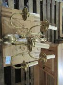 Chelsom Lighting Bespoke Chandelier Design Wall Light, Brass - Decent Condition & Boxed.
