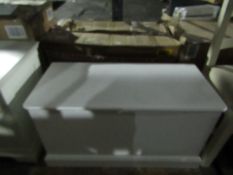 Cotswold Company Pensham Pure White Blanket Box RRP Â£195.00 For placing at the end of your bed or
