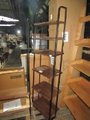 Heals Brunel WIDE Lean To Shelves Dark Wood RRP Â£469.00 This lean-to shelving unit combines