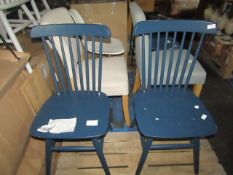 Cotswold Company Spindleback Chair - Cotswold Blue RRP Â£100.00 (PLT COT-APM-A-2944) Simplicity is