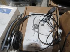 Plantronics encore pro HW710 mono head set, unable to check due to the connection lead