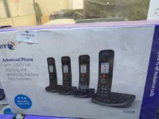 BT Advanced phone with call blocker, unchecked and boxed