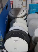 9x Various BT wifi extender discs, all without power cables or packaging and all unchecked