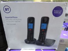 set of 4x BT Advanced phones with call blocker, unchecked and boxed