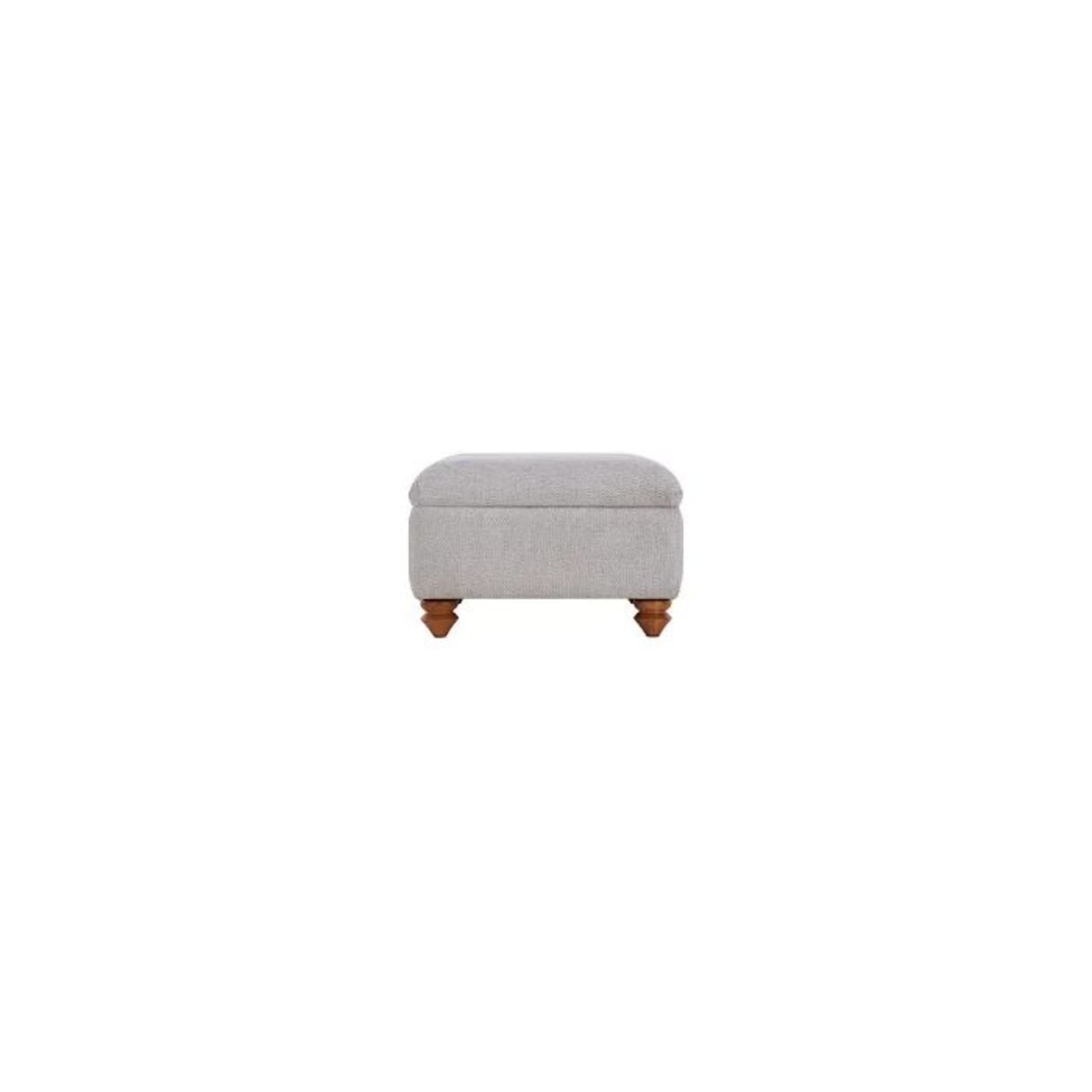 Oak Furnitureland Gainsborough Storage Footstool In Minerva Silver RRP ?329.99 Gainsborough comes - Image 7 of 7