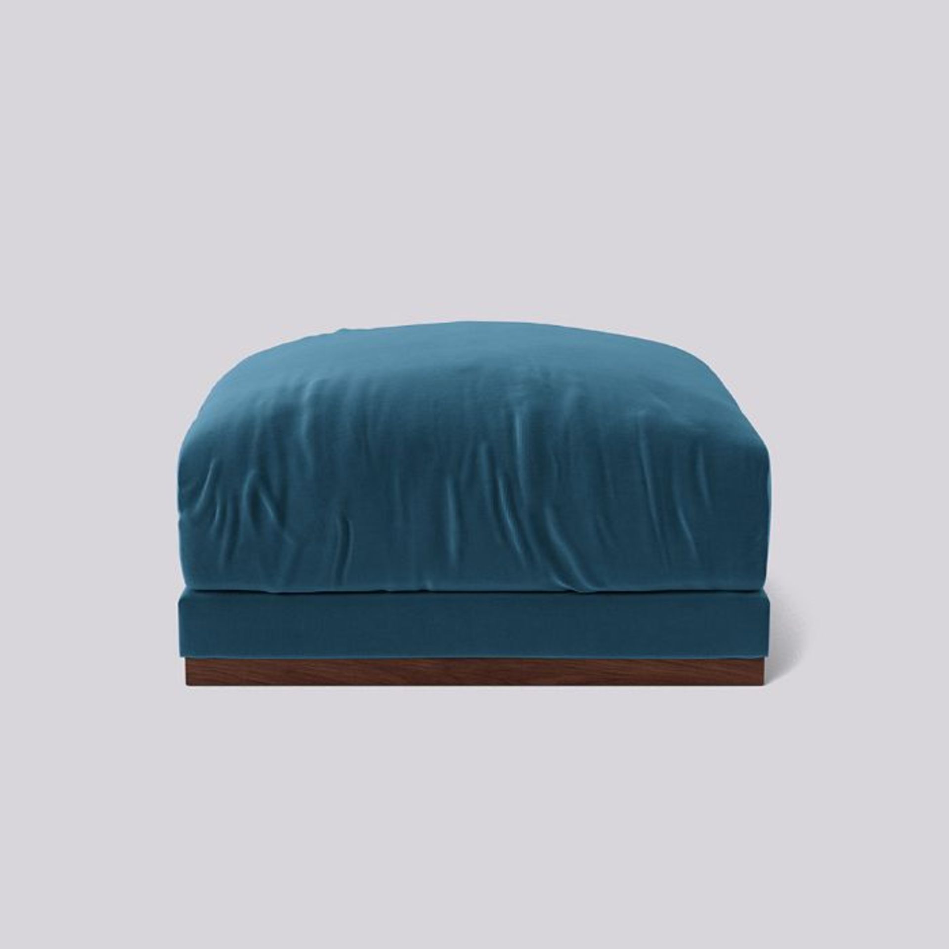 Luscious and squishy, the deep, feather-lined comfort of this footstool makes it the perfect place - Image 2 of 3