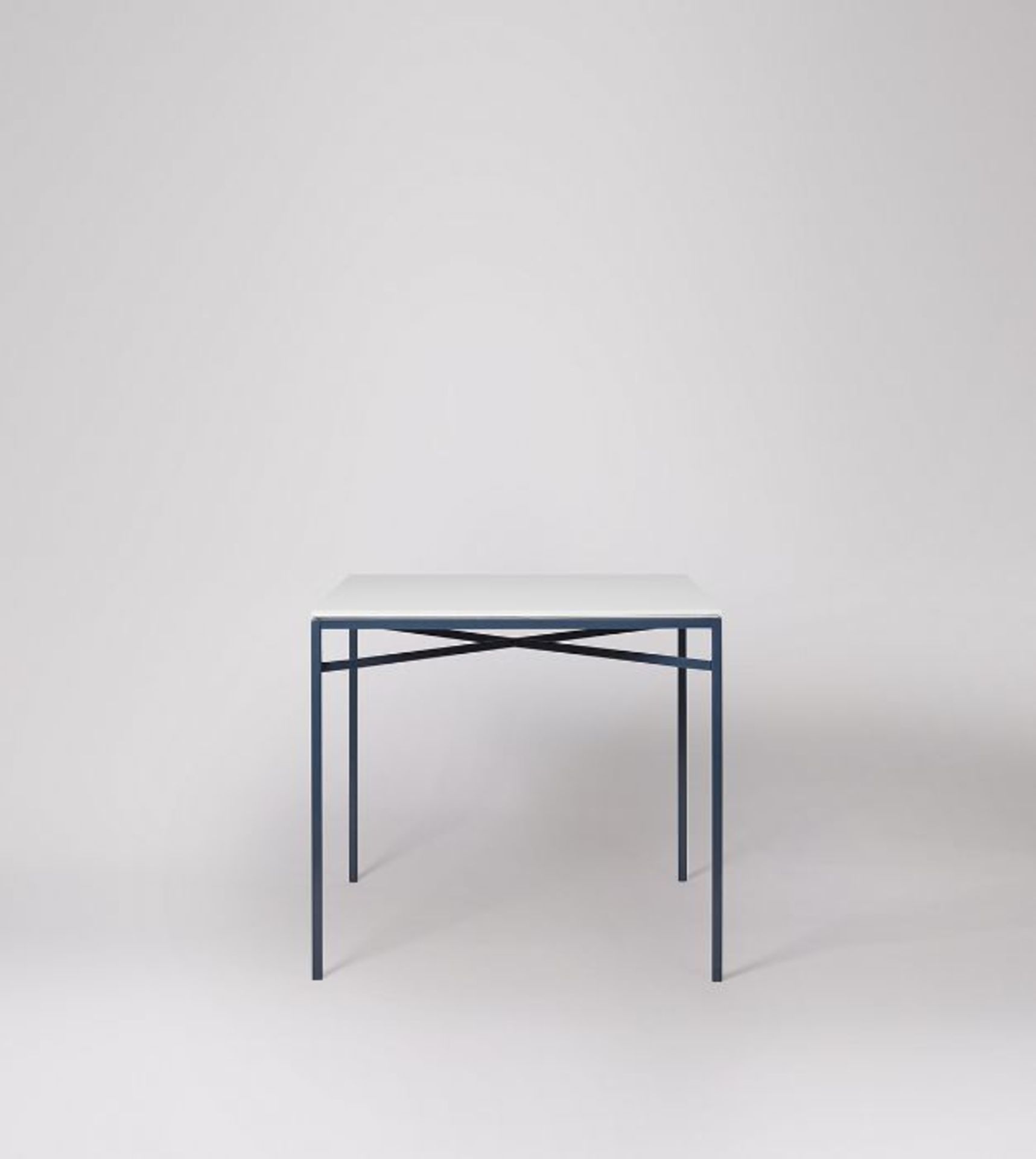 Swoon Docklands Dining Square Dining Table Navy and White RRP ?199.00 A wallet friendly - Image 2 of 4