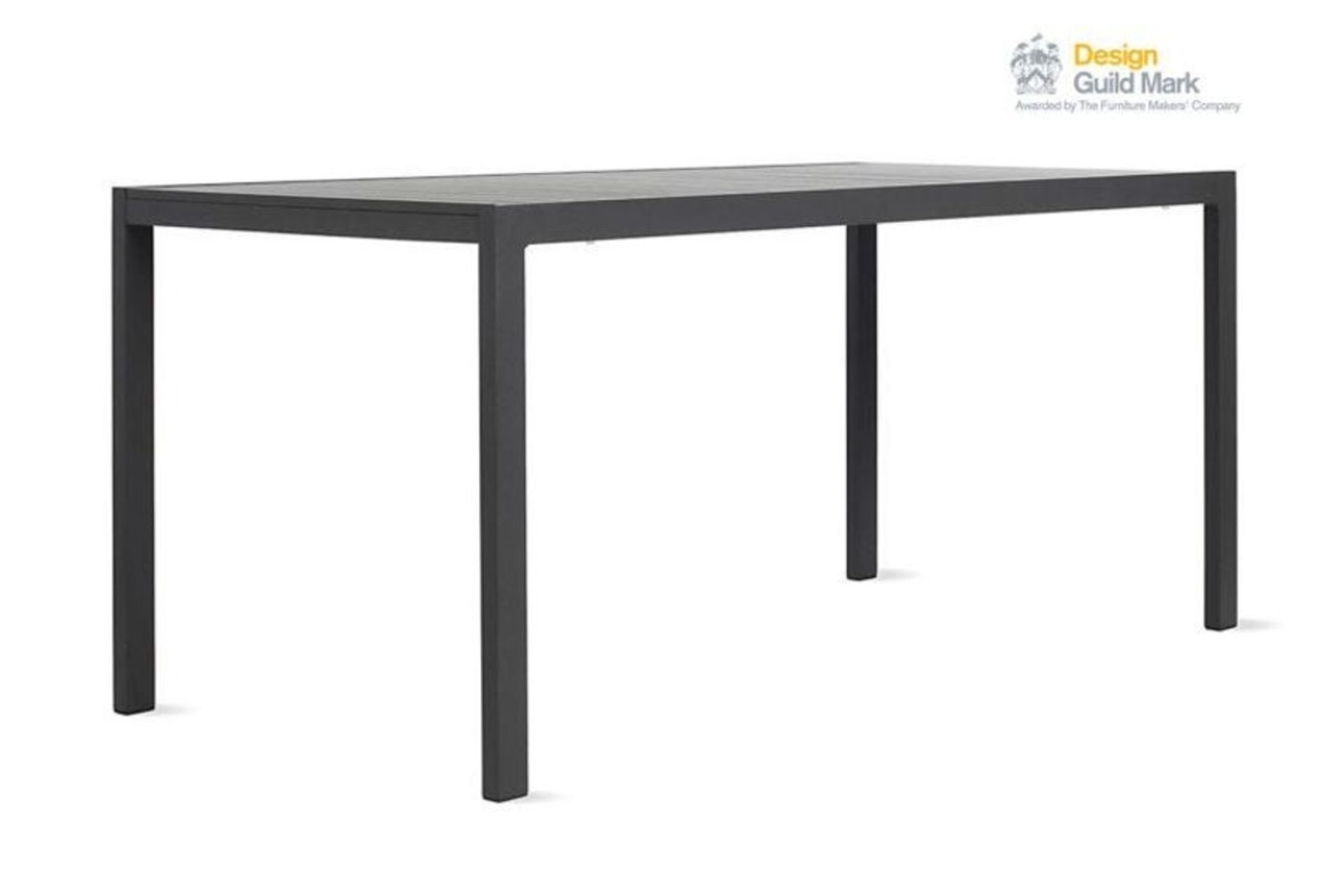 Heals Eos Rectangular Table Black RRP ?730.00 Part of the Eos outdoor garden collection, the table - Image 3 of 3