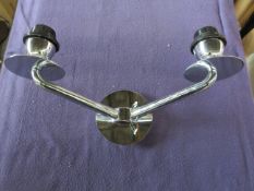 Chelsom - Chrome Double Wall Light - New & Boxed.