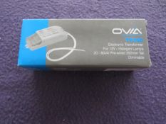 6 x Ovia? TR260 Electronic Transfprmer Dimmable? White - New & Boxed.